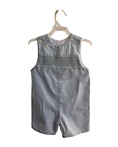 ANAVINI  LT BLUE  GINGHAM SMOCKED JON JON