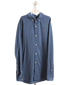 VINEYARD VINES  NAVY  GINGHAM  DRESS SHIRT