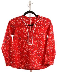 PEGGY GREEN  RED    SHIRT-LS