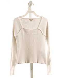 HABITUAL GIRL  WHITE    KNIT LS SHIRT