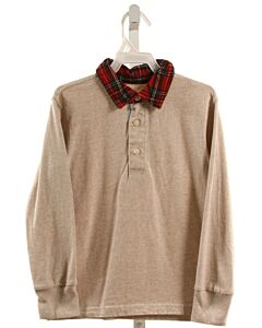 CREWCUTS  BROWN    KNIT LS SHIRT