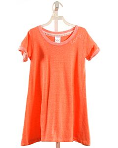 MKAY'S DESIGNS  ORANGE   EMBROIDERED KNIT DRESS