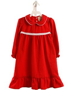 THE BEAUFORT BONNET COMPANY  RED    LOUNGEWEAR WITH EYELET TRIM