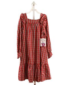 GABBY  RED  PLAID  DRESS