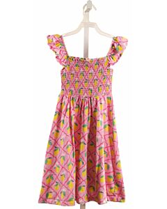 MINI BODEN  PINK KNIT  PRINTED DESIGN DRESS