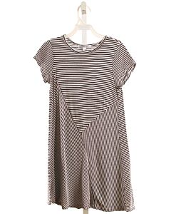 JOAH LOVE  BLACK  STRIPED  KNIT DRESS