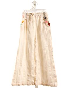 PINK CHICKEN  WHITE SEERSUCKER   PANTS