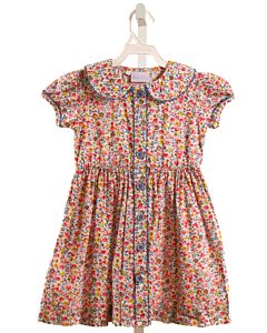 RACHEL RILEY  MULTI-COLOR  FLORAL  DRESS WITH RIC RAC