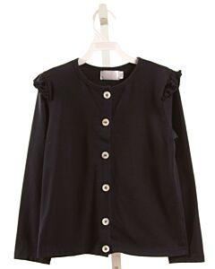 MILA & ROSE  NAVY    CARDIGAN WITH RUFFLE