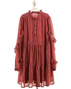 MAYORAL  PURPLE    DRESS WITH RUFFLE