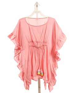 LISON PARIS  PINK    COVER UP WITH RUFFLE