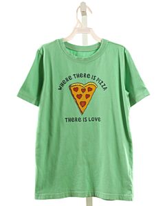 LIFE IS GOOD  GREEN   PRINTED DESIGN T-SHIRT