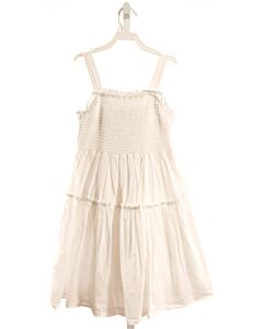 A LOVES A GIRL  WHITE   SMOCKED DRESS