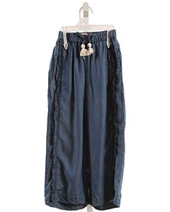 PINK CHICKEN  CHAMBRAY    PANTS WITH RUFFLE