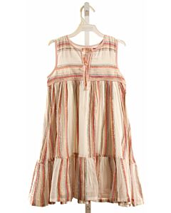 PINK CHICKEN  LT PINK  STRIPED  DRESS