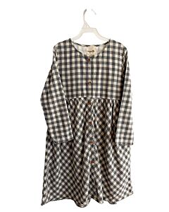 VIGNETTE  GRAY  GINGHAM  DRESS