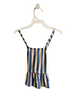 PINK CHICKEN  BLUE  STRIPED  RASH GUARD