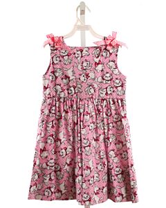 NO TAG  PINK  PRINT  DRESS