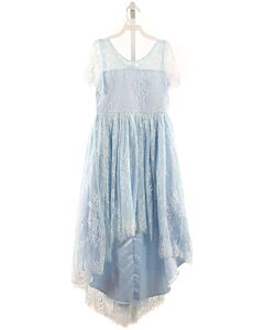 TRISH SCULLY  LT BLUE LACE   PARTY DRESS