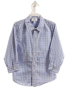 BABY CZ  BLUE  PLAID  DRESS SHIRT