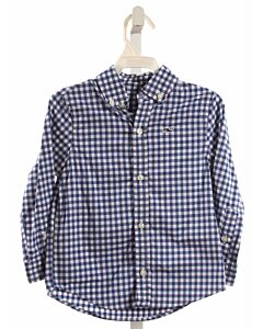 VINEYARD VINES  BLUE  GINGHAM  DRESS SHIRT