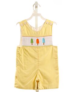 MOM & ME  YELLOW  GINGHAM SMOCKED JON JON