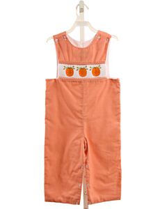 SMOCKED AUCTIONS  ORANGE  GINGHAM SMOCKED LONGALL