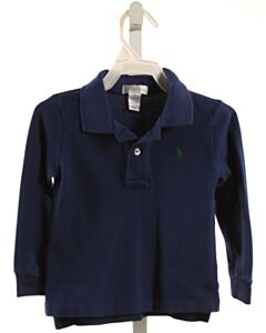 RALPH LAUREN  NAVY    KNIT LS SHIRT