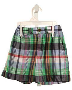 POLO BY RALPH LAUREN  GREEN  PLAID  SHORTS