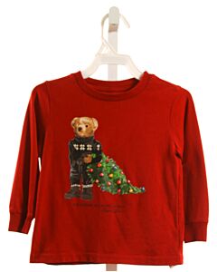 RALPH LAUREN  RED    T-SHIRT