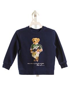 RALPH LAUREN  BLUE  PRINT  PULLOVER