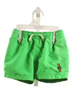 POLO BY RALPH LAUREN  LIME GREEN    SWIM TRUNKS