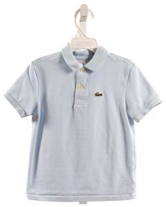 LACOSTE  LT BLUE PIQUE   KNIT SS SHIRT