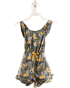 MAGGIE & ZOE  GRAY  FLORAL  ROMPER