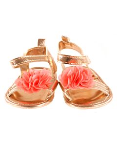 STEPPING STONES GOLD SANDALS *SIZE 6-9 MONTHS *EUC SIZE INFANT 3