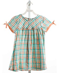 RUFFLE BUTTS  MULTI-COLOR  PLAID  DRESS