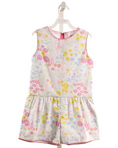 THE BEAUFORT BONNET COMPANY  WHITE  FLORAL  ROMPER