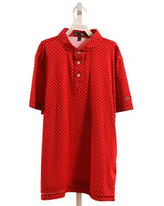 SOUTHERN POINT CO  RED  POLKA DOT  KNIT SS SHIRT