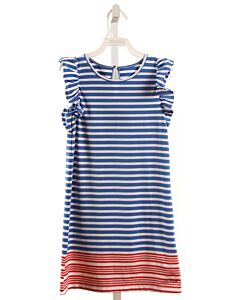 VINEYARD VINES  BLUE  STRIPED  KNIT DRESS