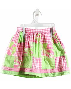 LILLY PULITZER  PINK  CHECK  SKIRT