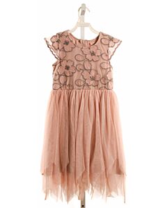 RUBY & BLOOM  PINK TULLE FLORAL EMBROIDERED PARTY DRESS