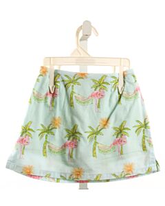 J. BAILEY  BLUE   PRINTED DESIGN SKORT