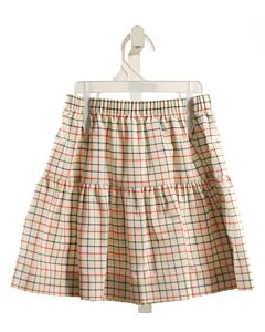 LITTLE ENGLISH  MULTI-COLOR  PLAID  SKIRT