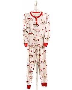 THE BEAUFORT BONNET COMPANY  RED KNIT  PRINTED DESIGN LOUNGEWEAR