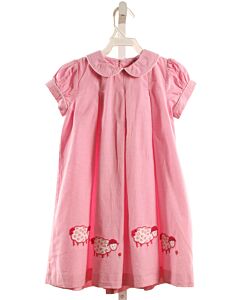 ORIENT EXPRESSED  PINK  GINGHAM APPLIQUED DRESS