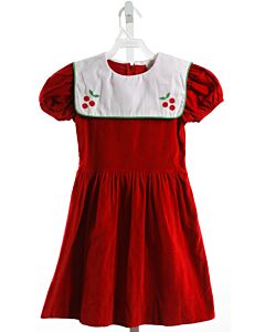 LISA JACKSON  RED VELVET   DRESS