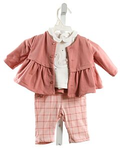 MAYORAL  PINK  PLAID  2-PIECE OUTFIT