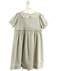 MAISON ME GREEN GINGHAM DRESS