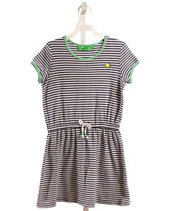 MASTERS  BLUE  STRIPED  KNIT DRESS