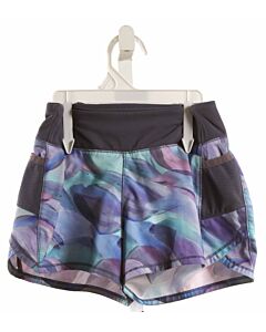 ATHLETA GIRL BLUE PRINTED DESIGN SHORTS